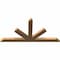 Ekena Millwork Saratoga Timber Gable Bracket, Western Red Cedar, 84"W x 42"H x 3 1/2"D x 5 1/2"F, 12/12 Pitch GBW084X42X0406SAR00SWR - alternate 4